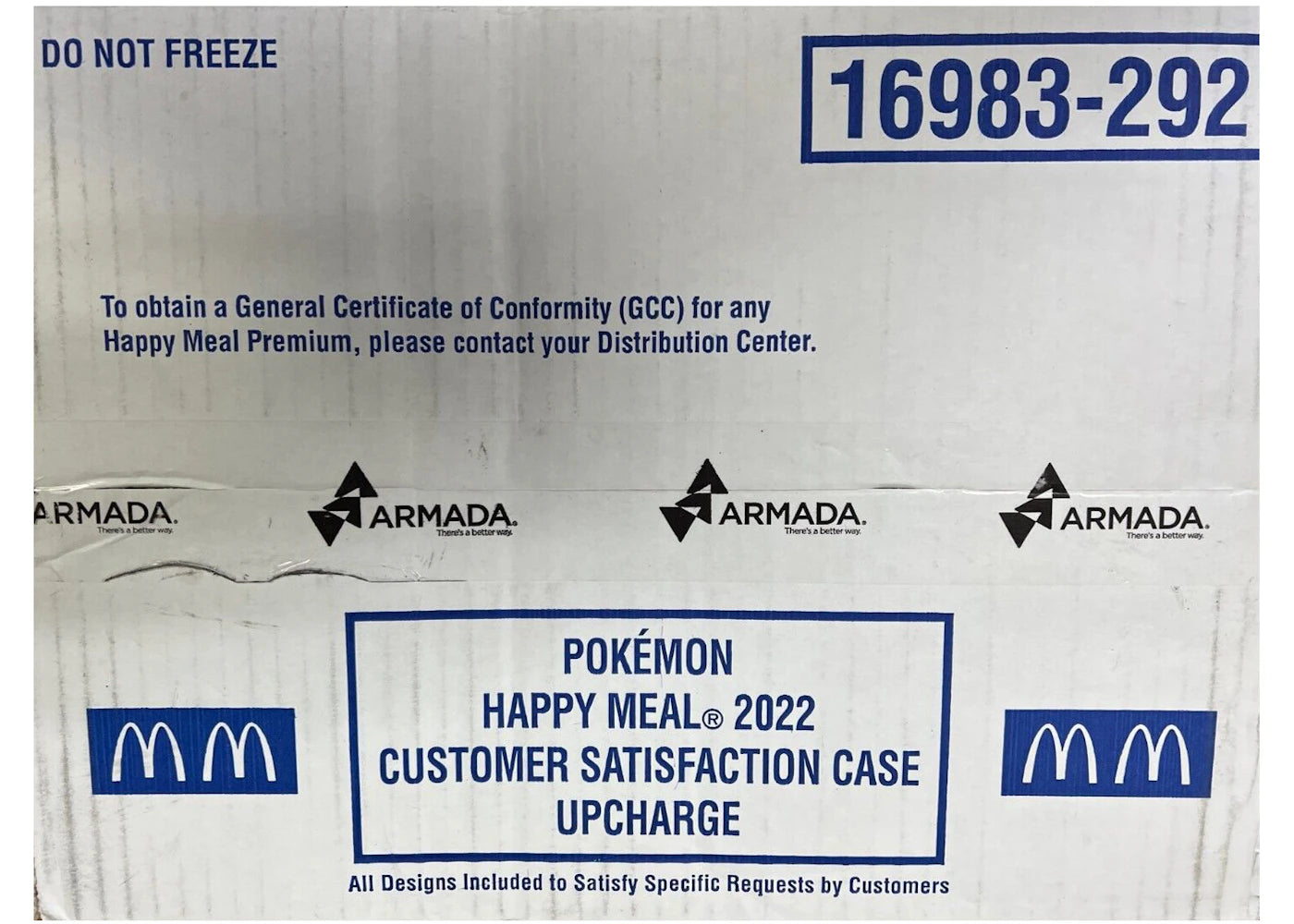 2022 Pokémon TCG McDonald's Happy Meal Match Battle Sealed Case of 150 Packs (Any Version) (US)