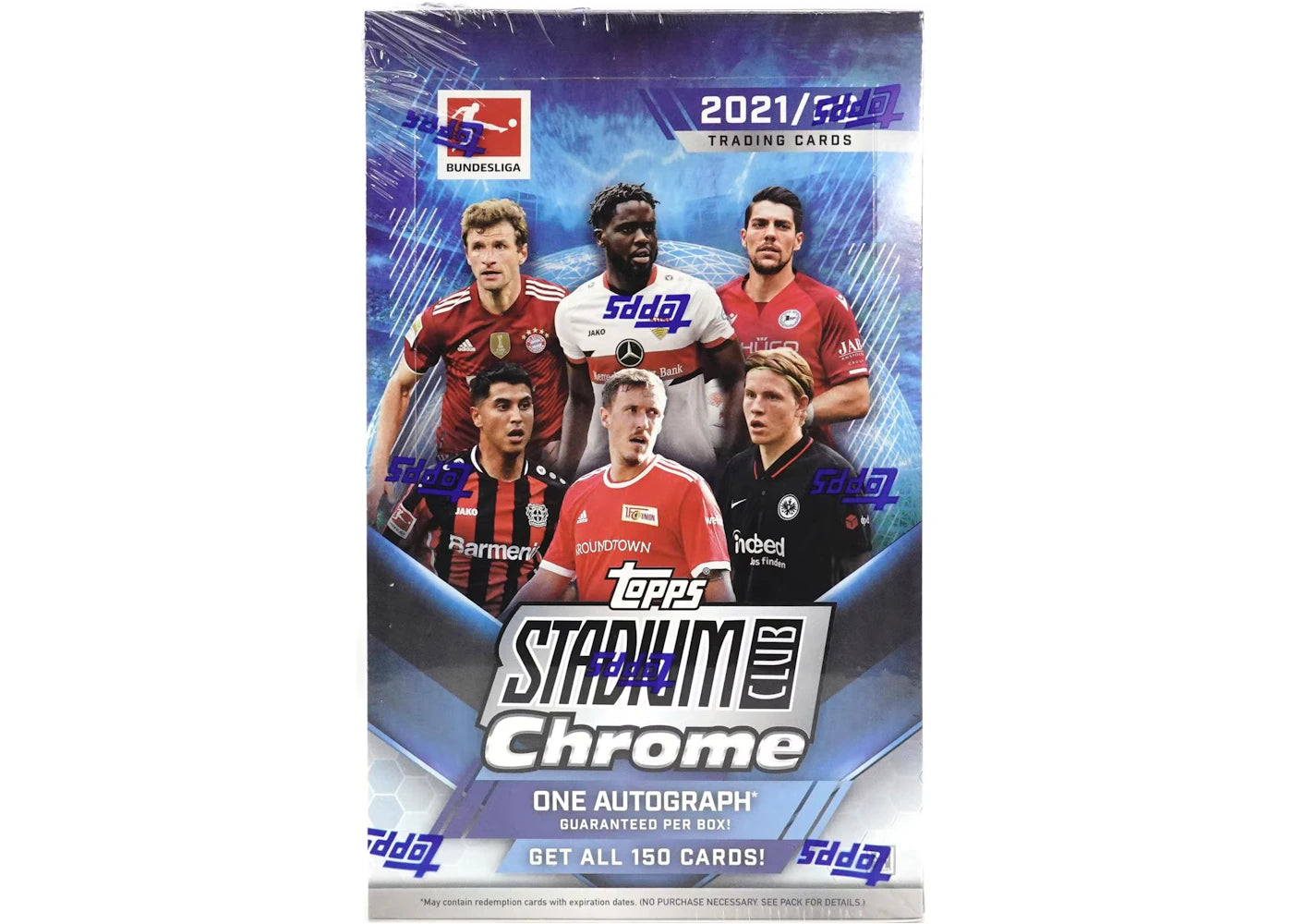 2021-22 Topps Chrome Stadium Club Bundesliga Soccer Hobby Box