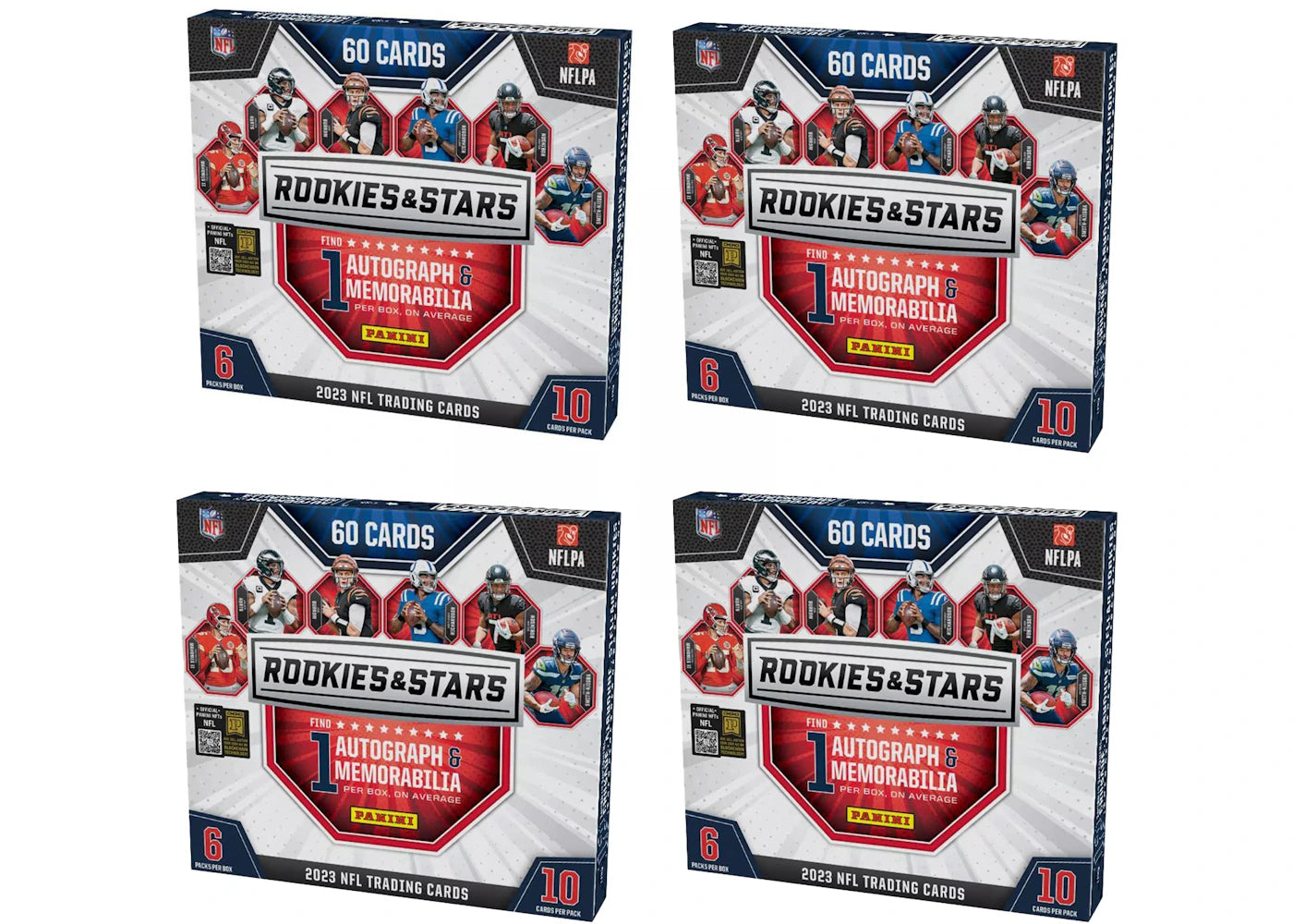 2023 Panini Rookies and Stars Football Mega Box 4x Lot