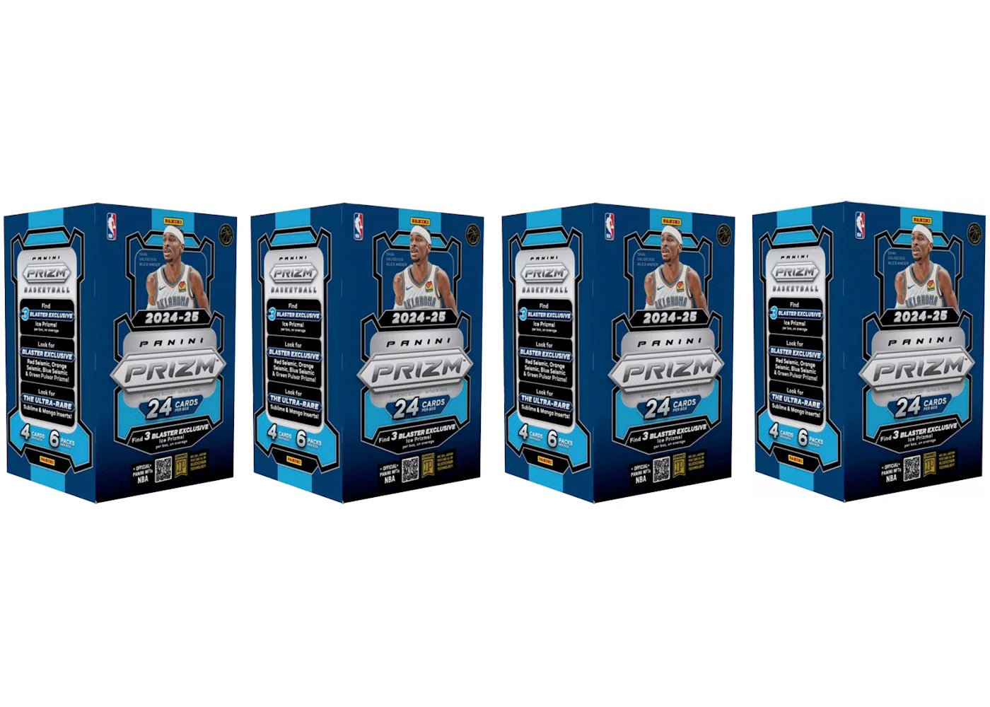 2024-25 Panini Prizm Basketball NBA Blaster Box 4x Lot