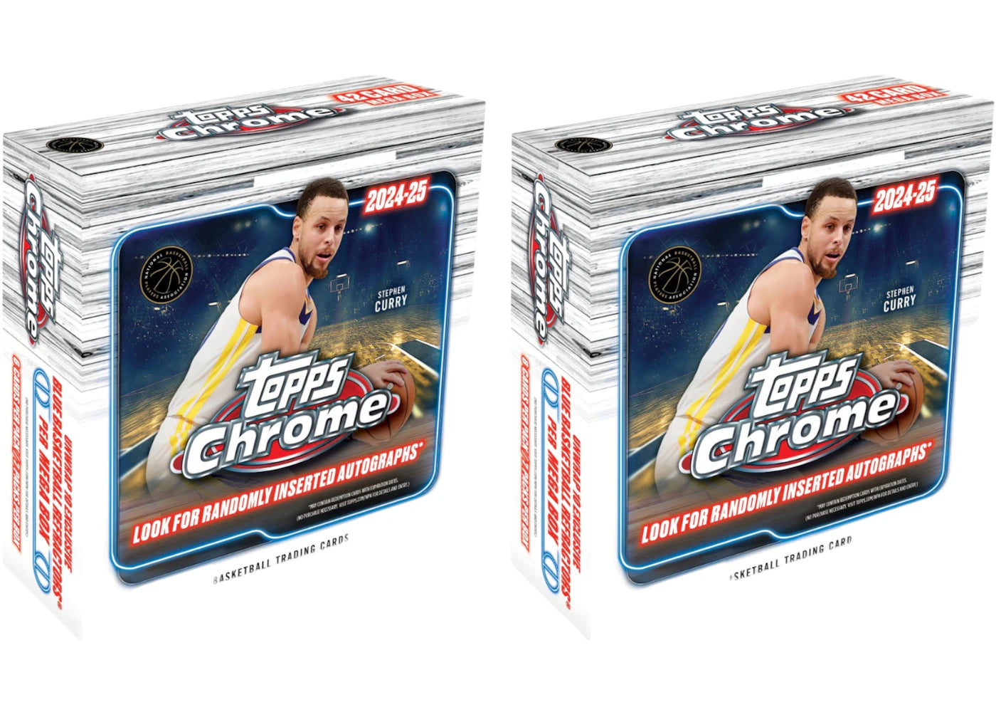 2024/25 Topps Chrome Basketball Mega Box 2x Lot