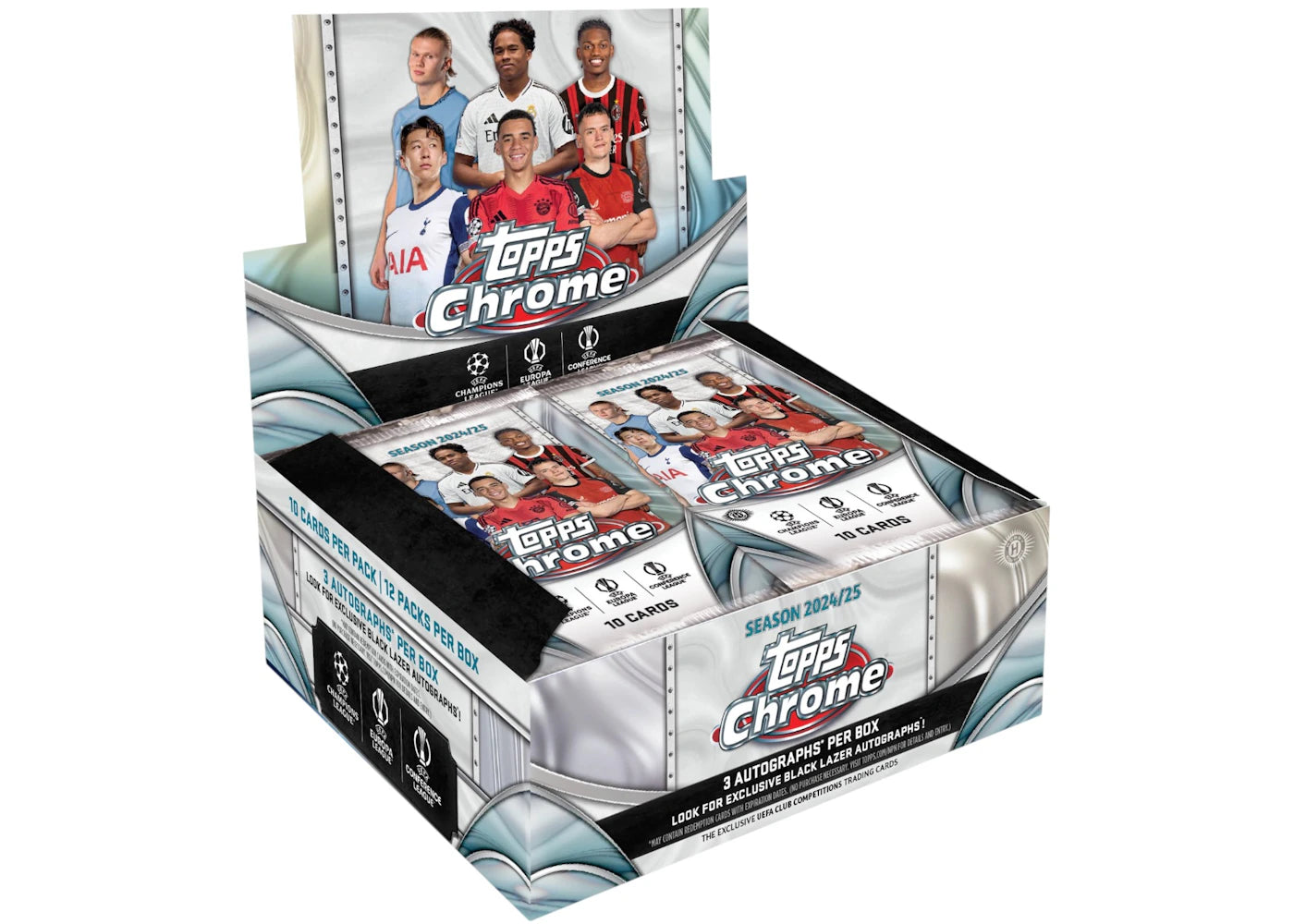2024-25 Topps Chrome UEFA Club Competitions Jumbo Box