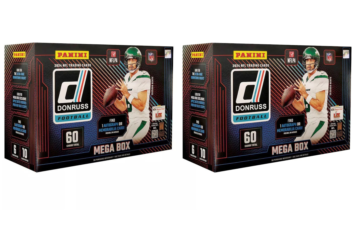 2024 Panini Donruss Football Mega Box Blue Scope 2x Lot