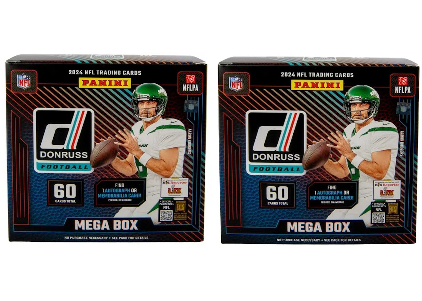 2024 Panini Donruss Football Mega Box Red Wave 2x Lot