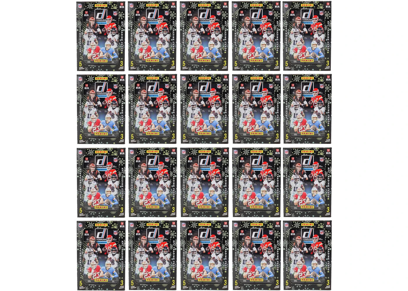 2024 Panini Donruss Football Winter Holiday Tin Box 20x Lot