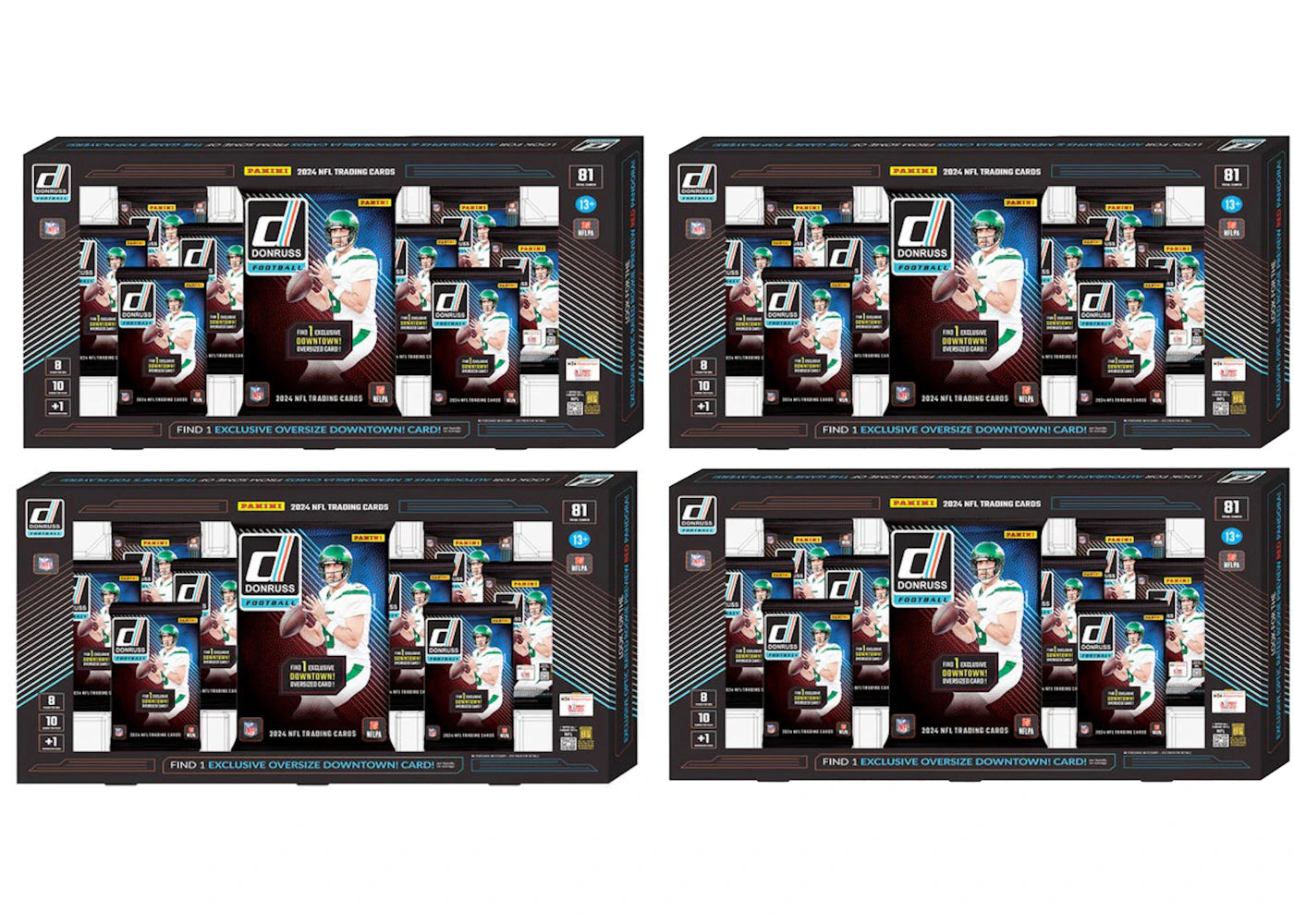 2024 Panini Donruss NFL Costco Bundle Box 4x Lot