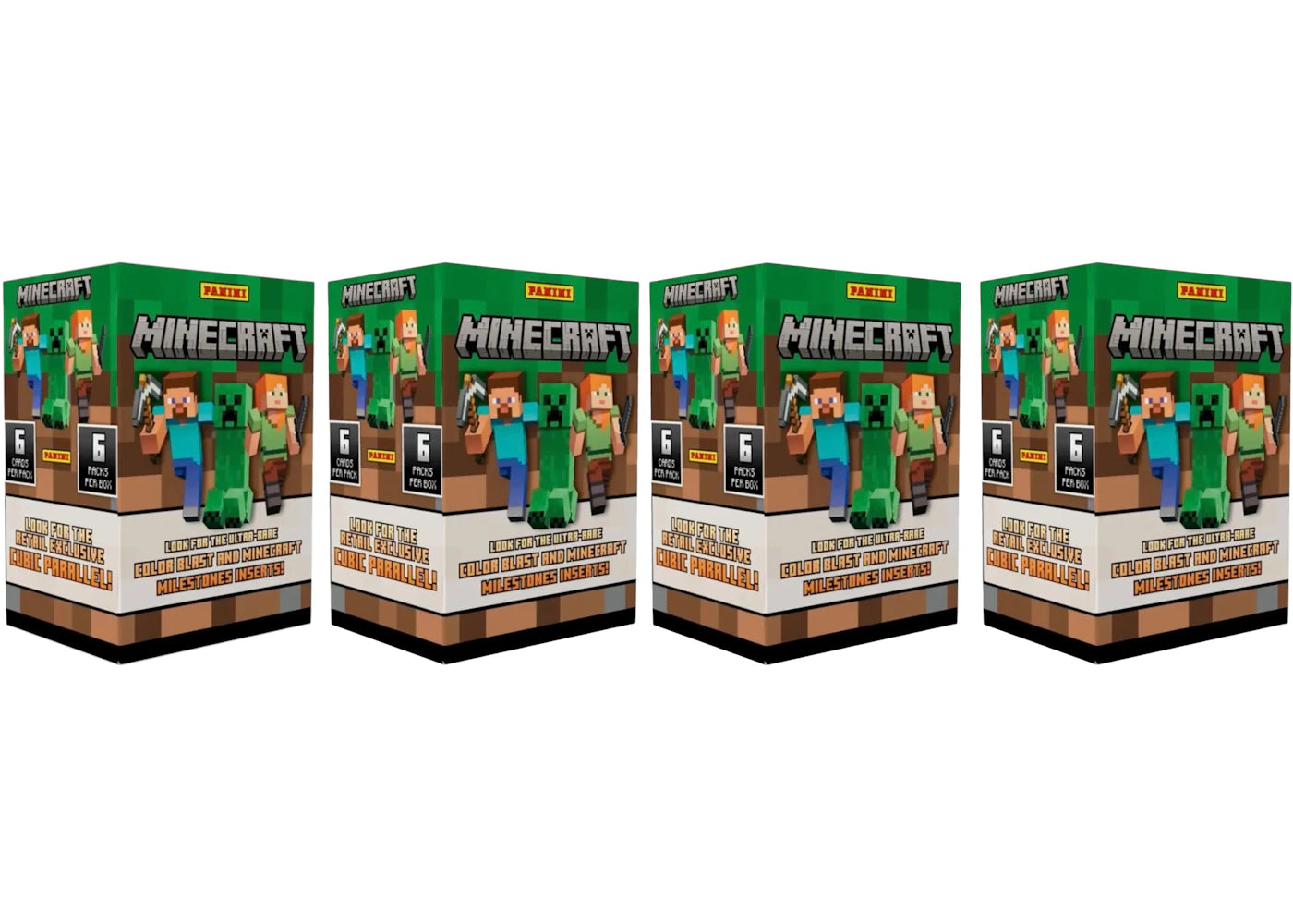 2024 Panini Minecraft Blaster Box 4x Lot