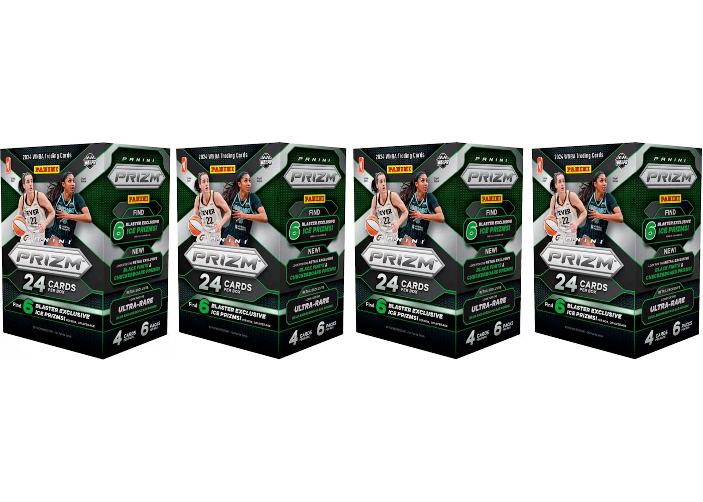 2024 Panini Prizm WNBA Ice Prizm Blaster Box 4x Lot