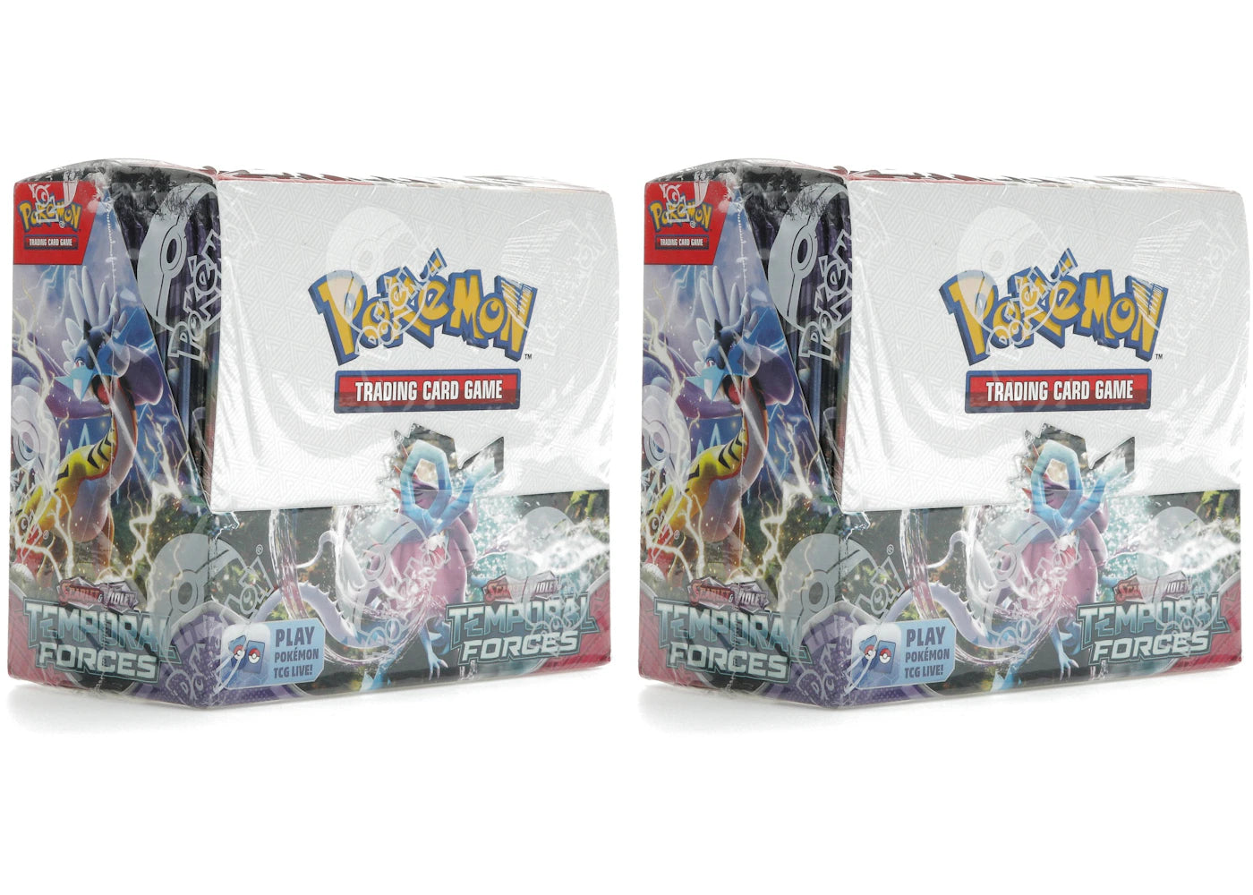 2024 Pokémon Scarlet & Violet Temporal Forces Booster Box 2x Lot
