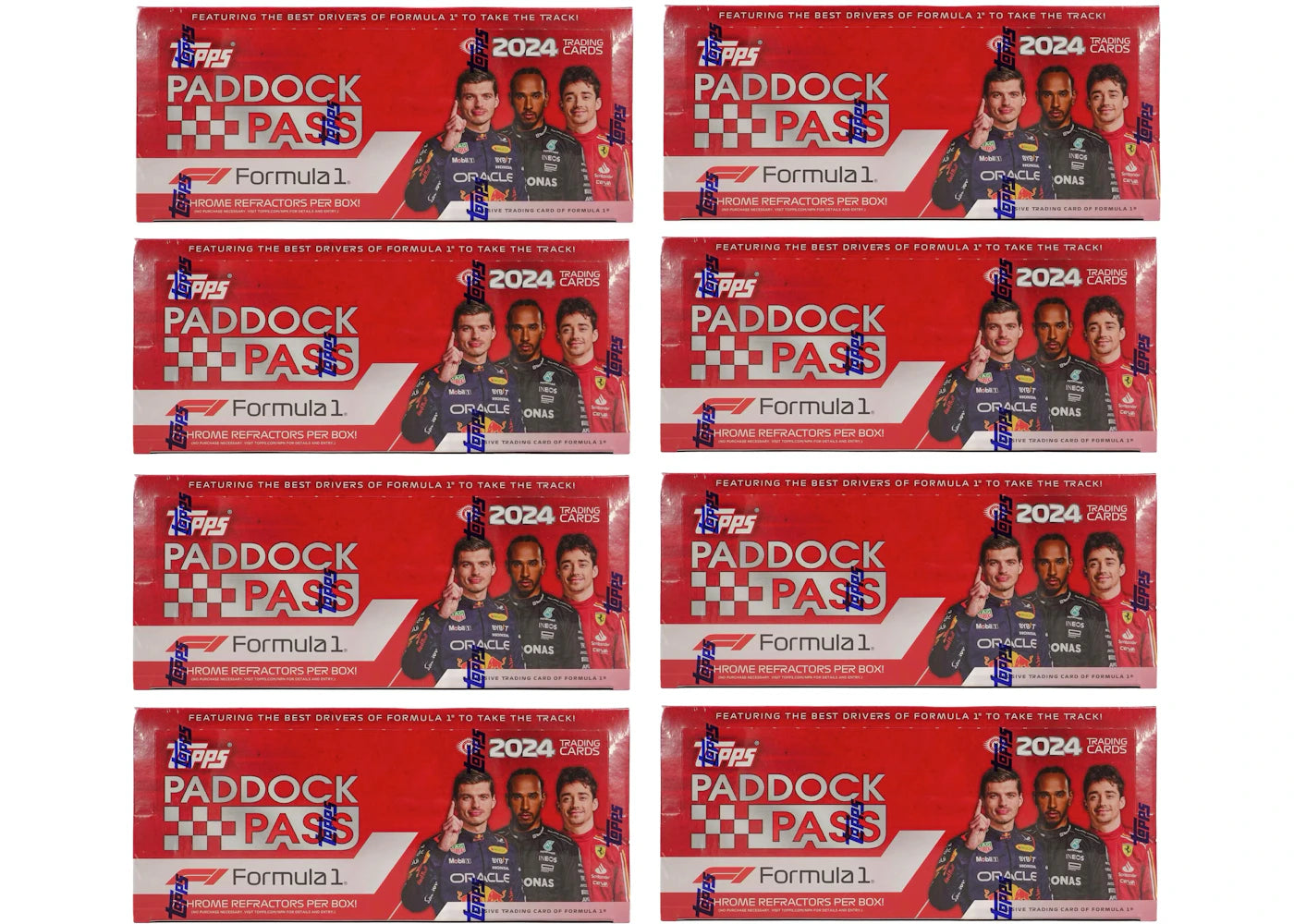 2024 Topps Paddock Pass F1 Formula 1 Hobby Box 8x Lot