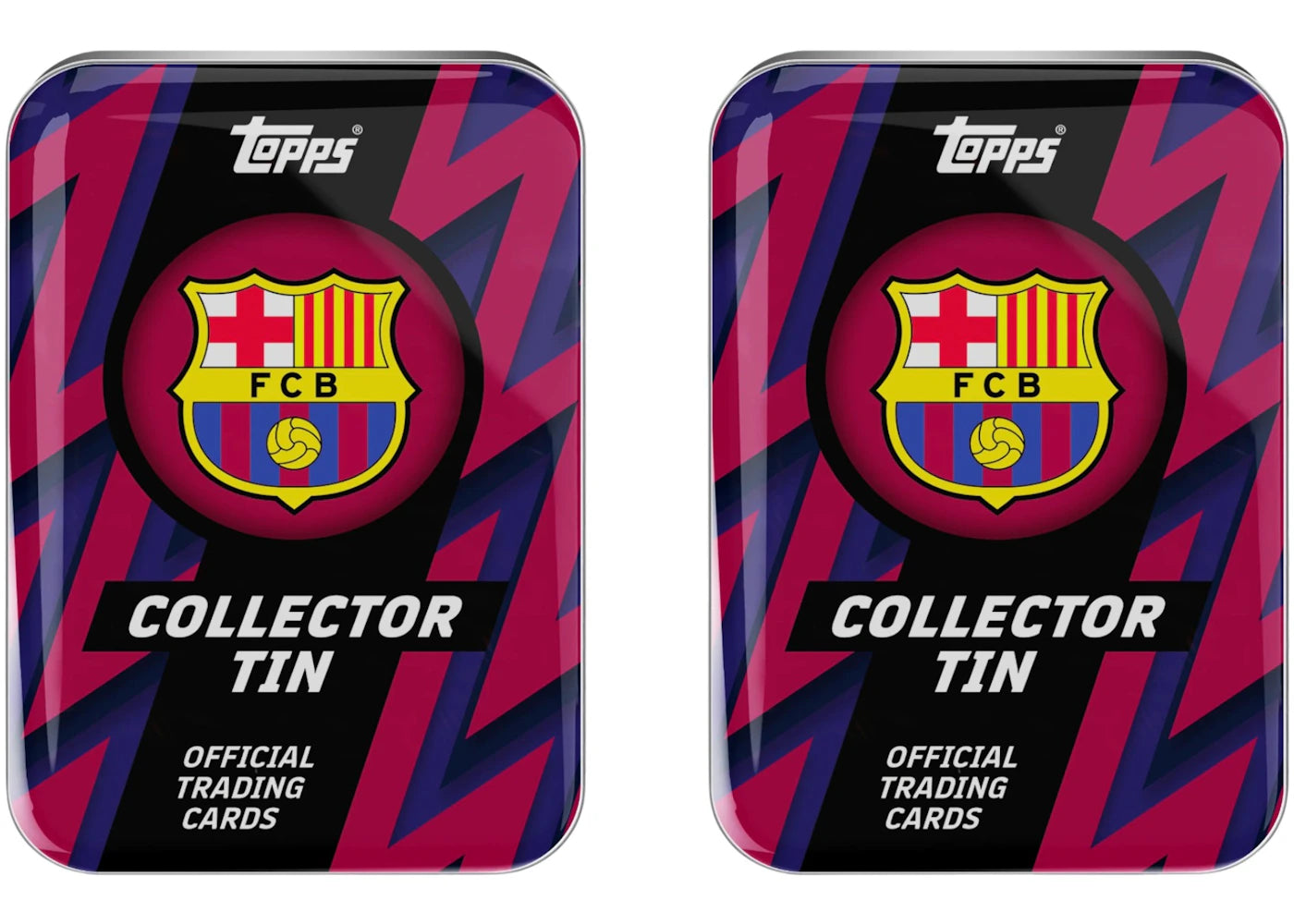 2025-26 Topps FCB Barcelona Collector Tin 2x Lot