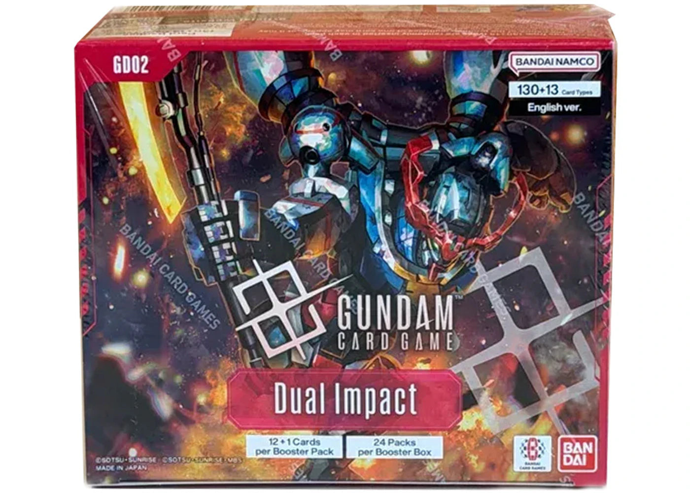 2025 Bandai Namco Mobile Suit Gundam Card Game Dual Impact (GD02) (English) Booster Box