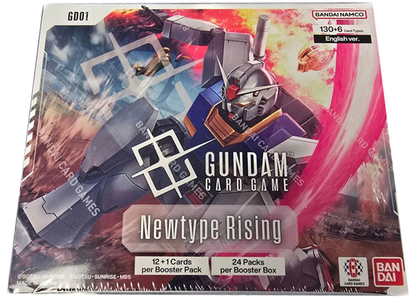 2025 Bandai Namco Mobile Suit Gundam Card Game Newtype Rising (GD01) (English) Booster Box