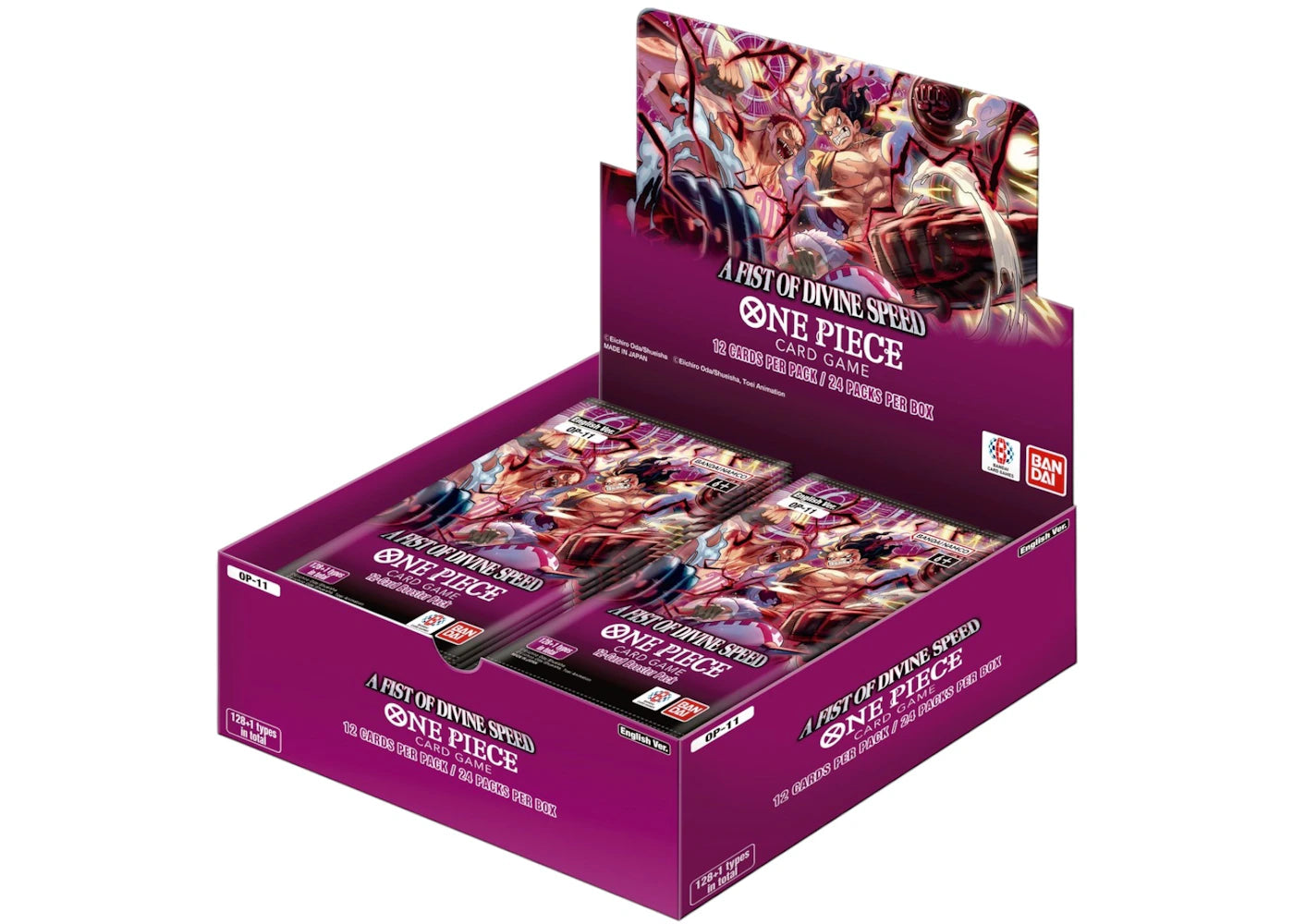 2025 Bandai One Piece A Fist of Divine Speed Booster Box (English) (OP11)