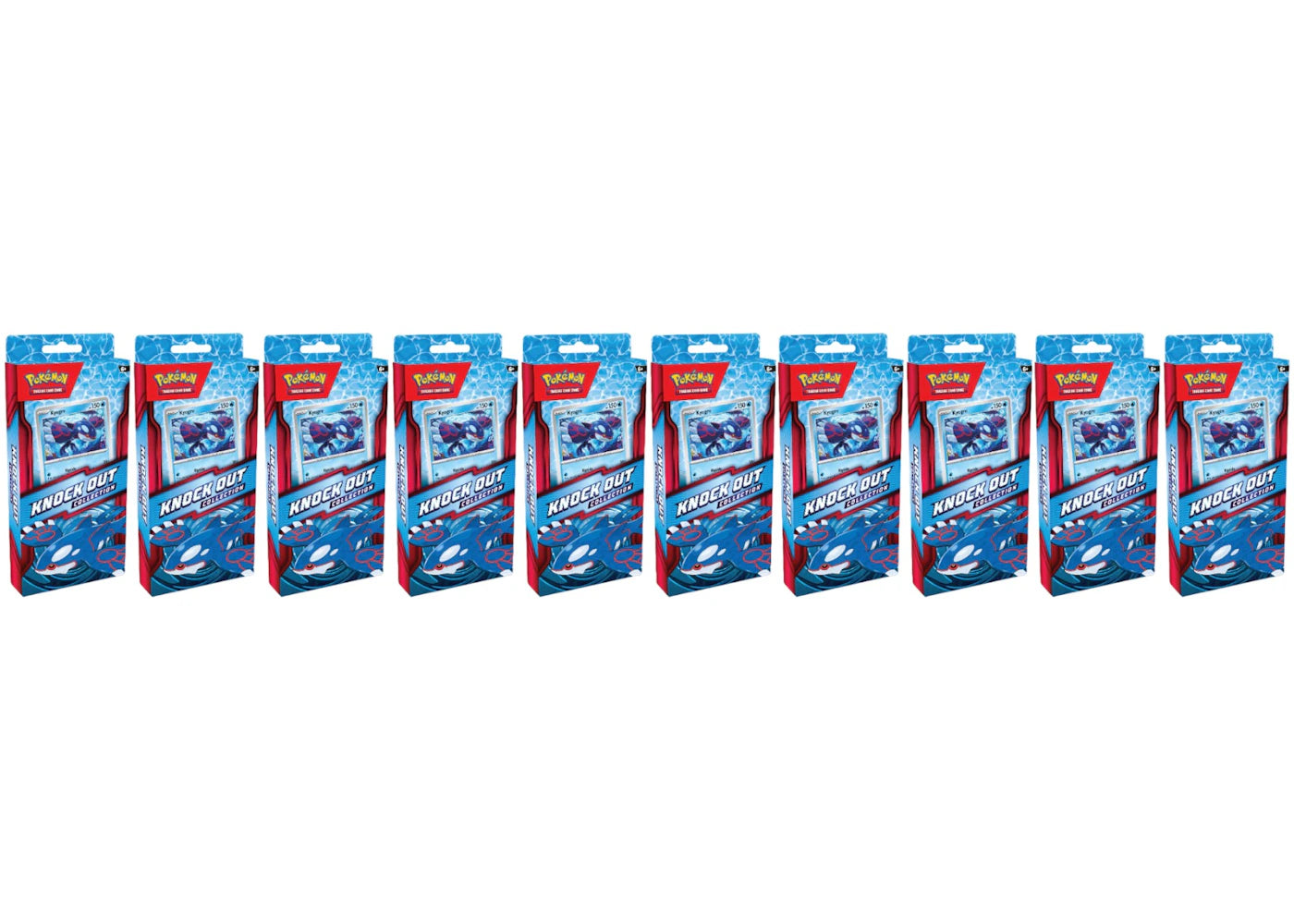 2025 Pokémon Mega Evolution Kyogre Knock Out Collection 10x Lot