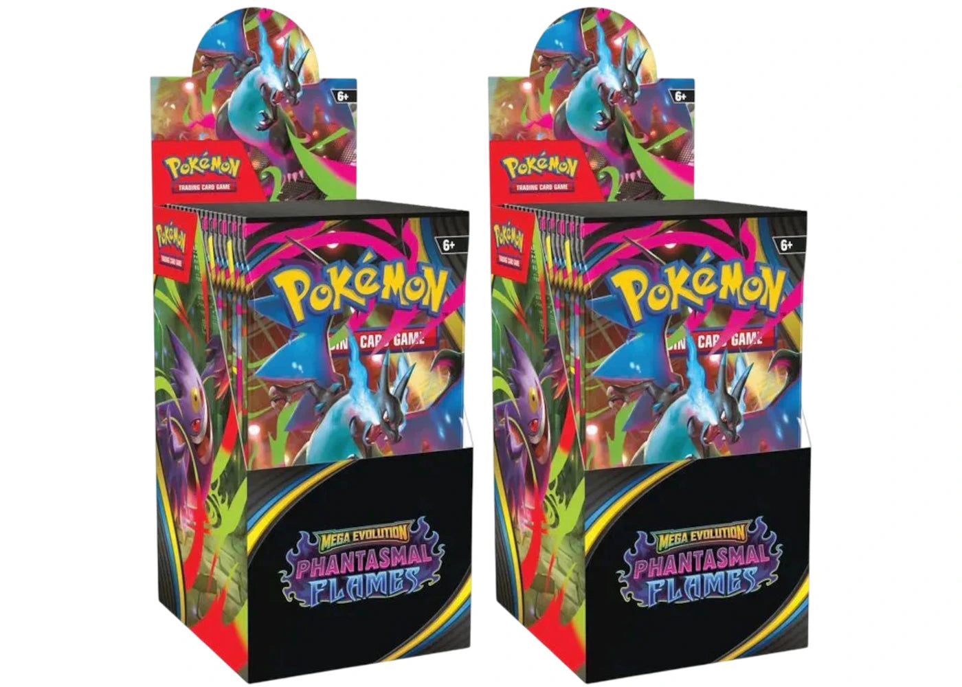 2025 Pokémon Mega Evolution Phantasmal Flames Half Booster Box 2x Lot