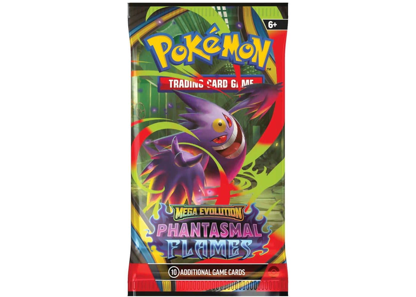 2025 Pokémon Mega Evolution Phantasmal Flames Mega Gengar Booster Pack