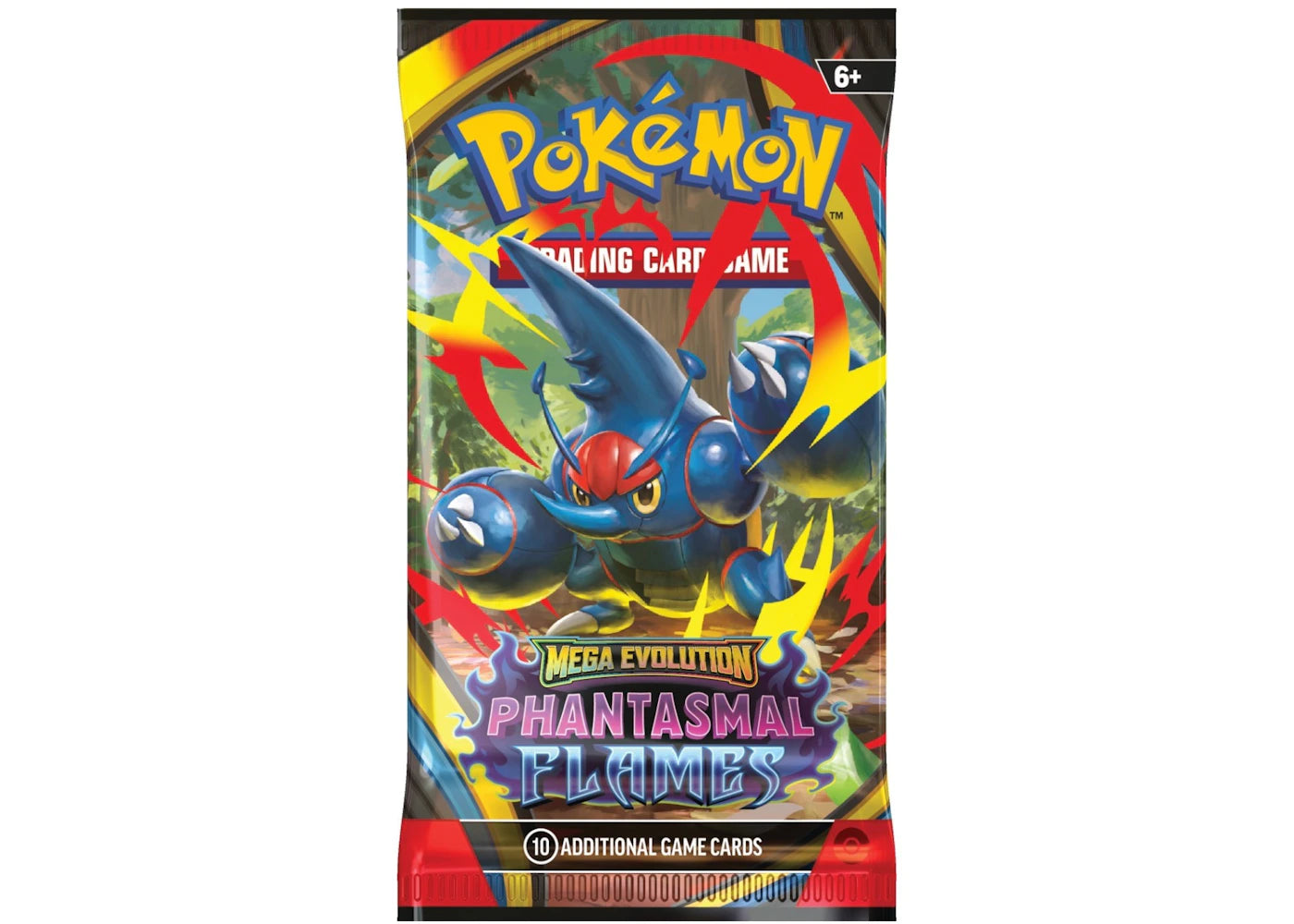 2025 Pokémon Mega Evolution Phantasmal Flames Mega Heracross Booster Pack