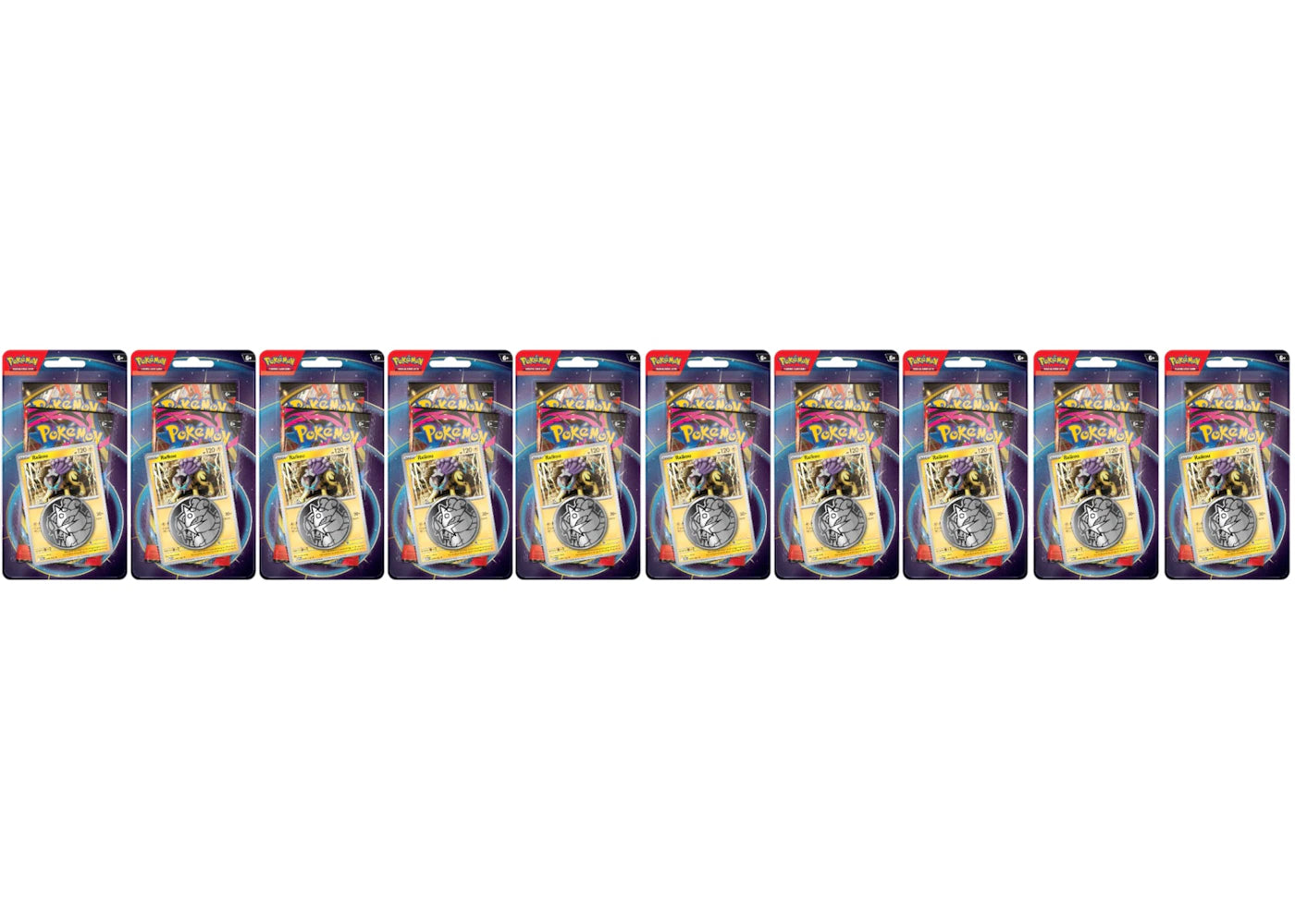2025 Pokémon Mega Evolution Raikou 2 Booster Blister Pack 10x Lot