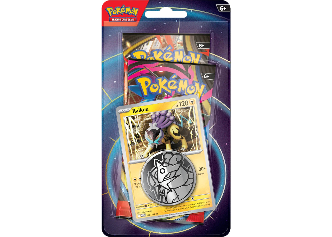 2025 Pokémon Mega Evolution Raikou 2 Booster Blister Pack 2x Lot