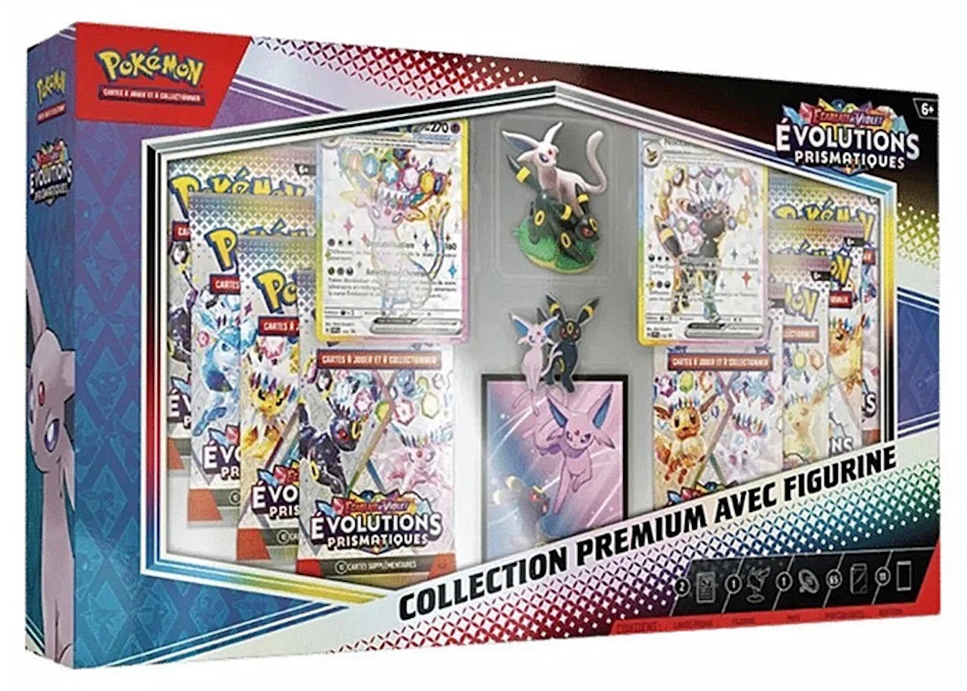 2025 Pokémon Prismatic Evolutions Premium Figure Box (French)