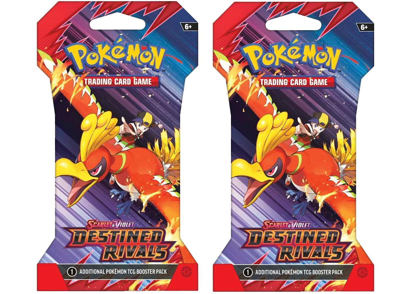 2025 Pokémon Scarlet & Violet Destined Rivals Booster Pack 2x Lot (Artwork May Vary)