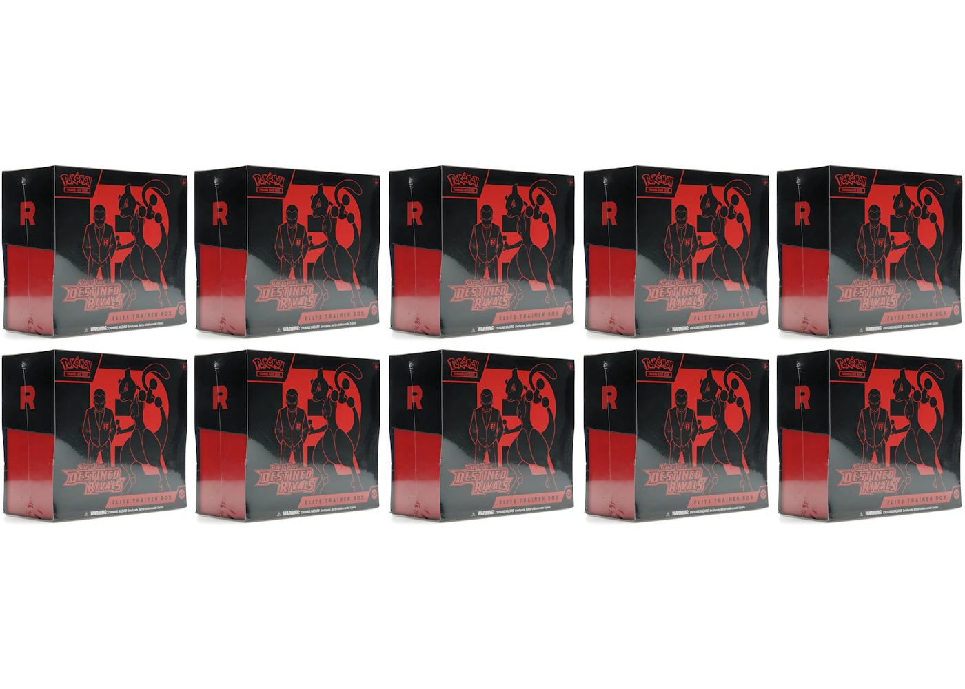 2025 Pokémon Scarlet & Violet Destined Rivals Elite Trainer Box 10x Lot
