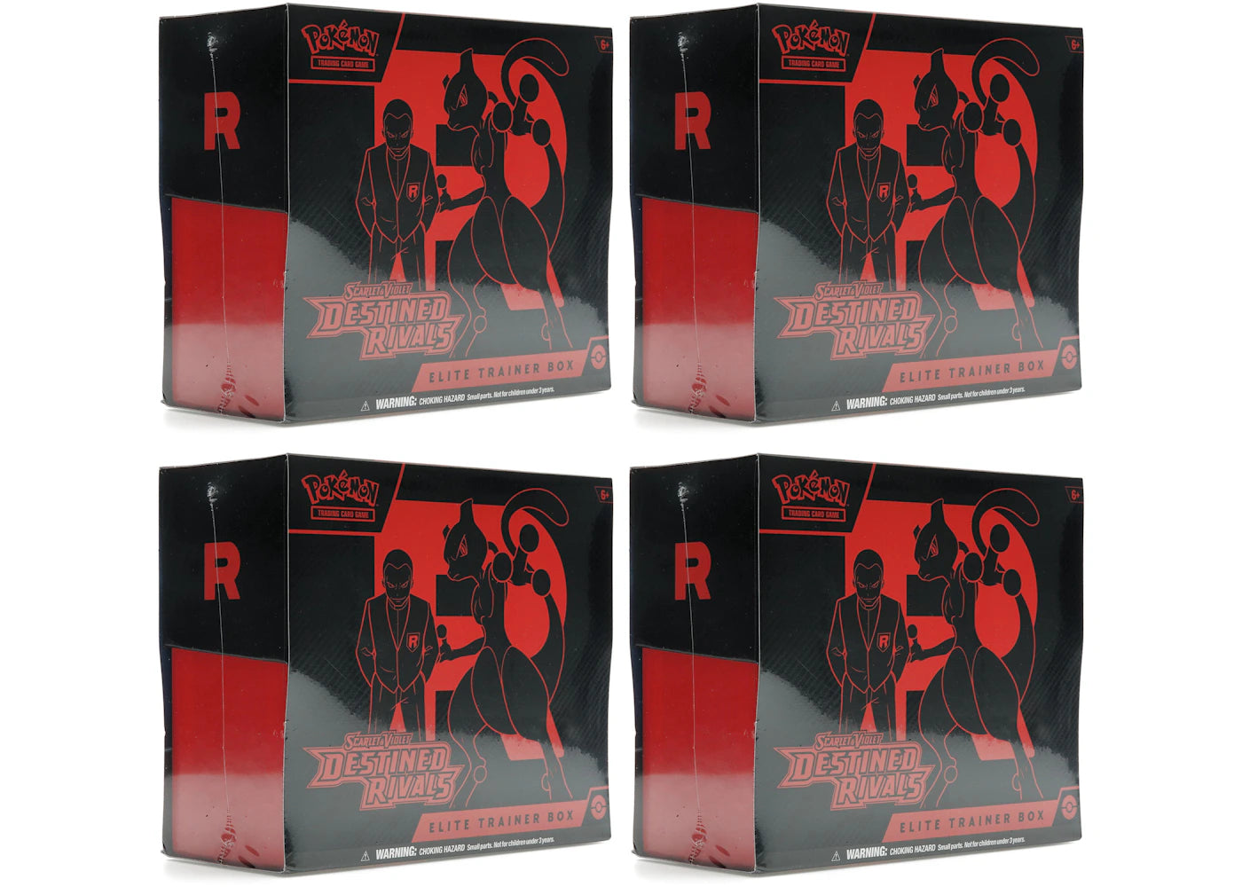 2025 Pokémon Scarlet & Violet Destined Rivals Elite Trainer Box 4x Lot