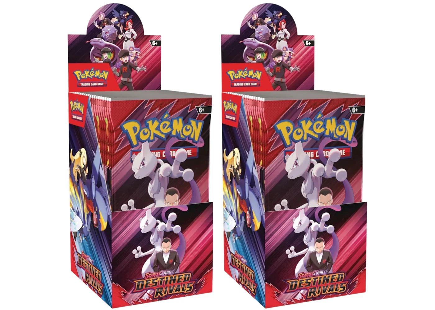 2025 Pokémon Scarlet & Violet Destined Rivals Half Booster Box 2x Lot