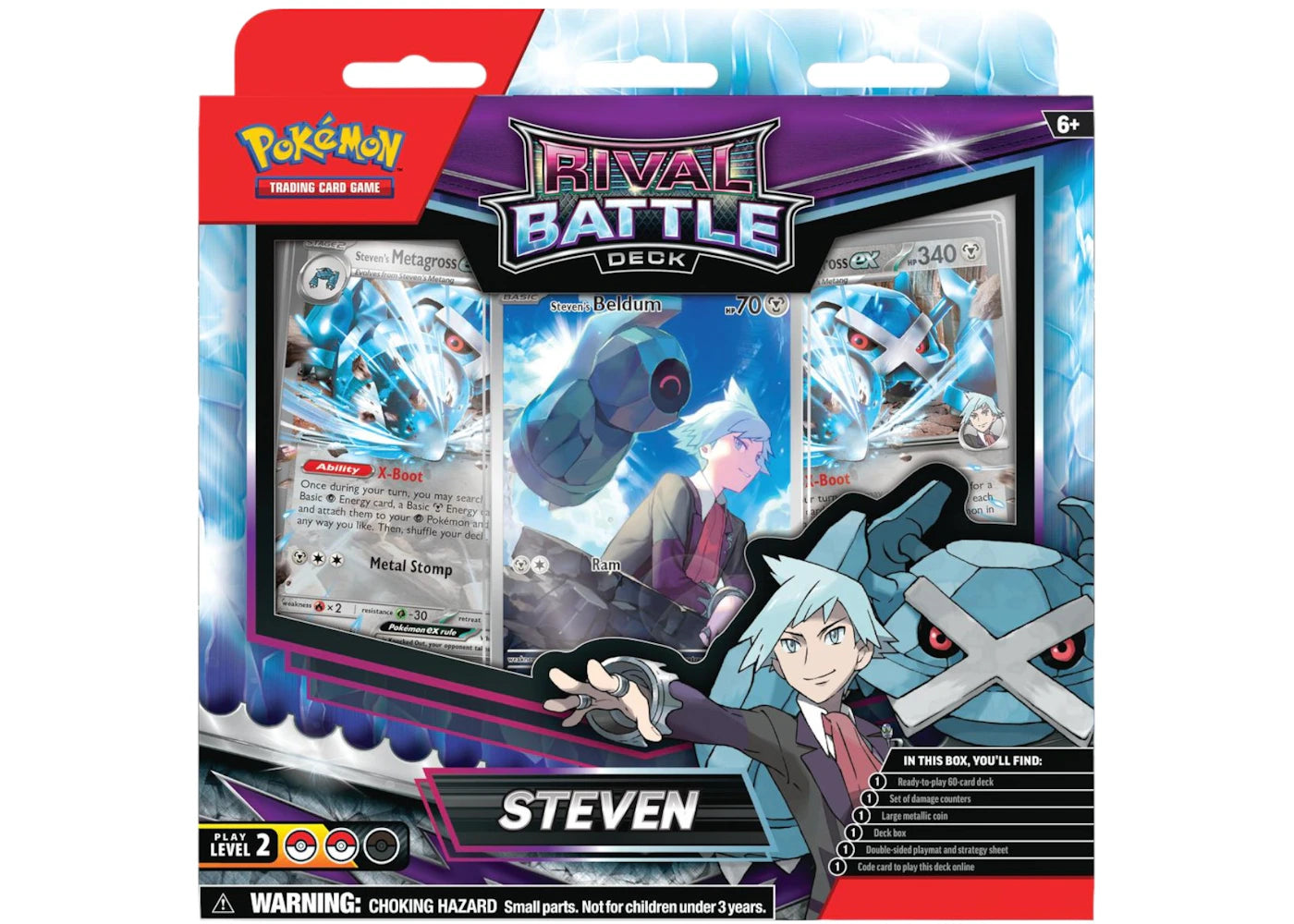 2025 Pokémon Scarlet & Violet Destined Rivals Steven Rival Battle Deck