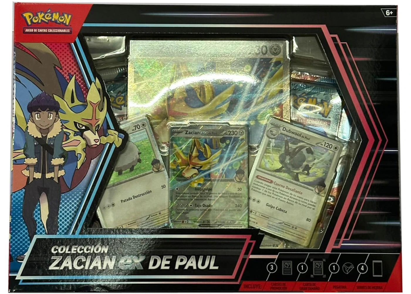 2025 Pokémon Scarlet & Violet Hop's Zacian ex Collection (Spanish) Box