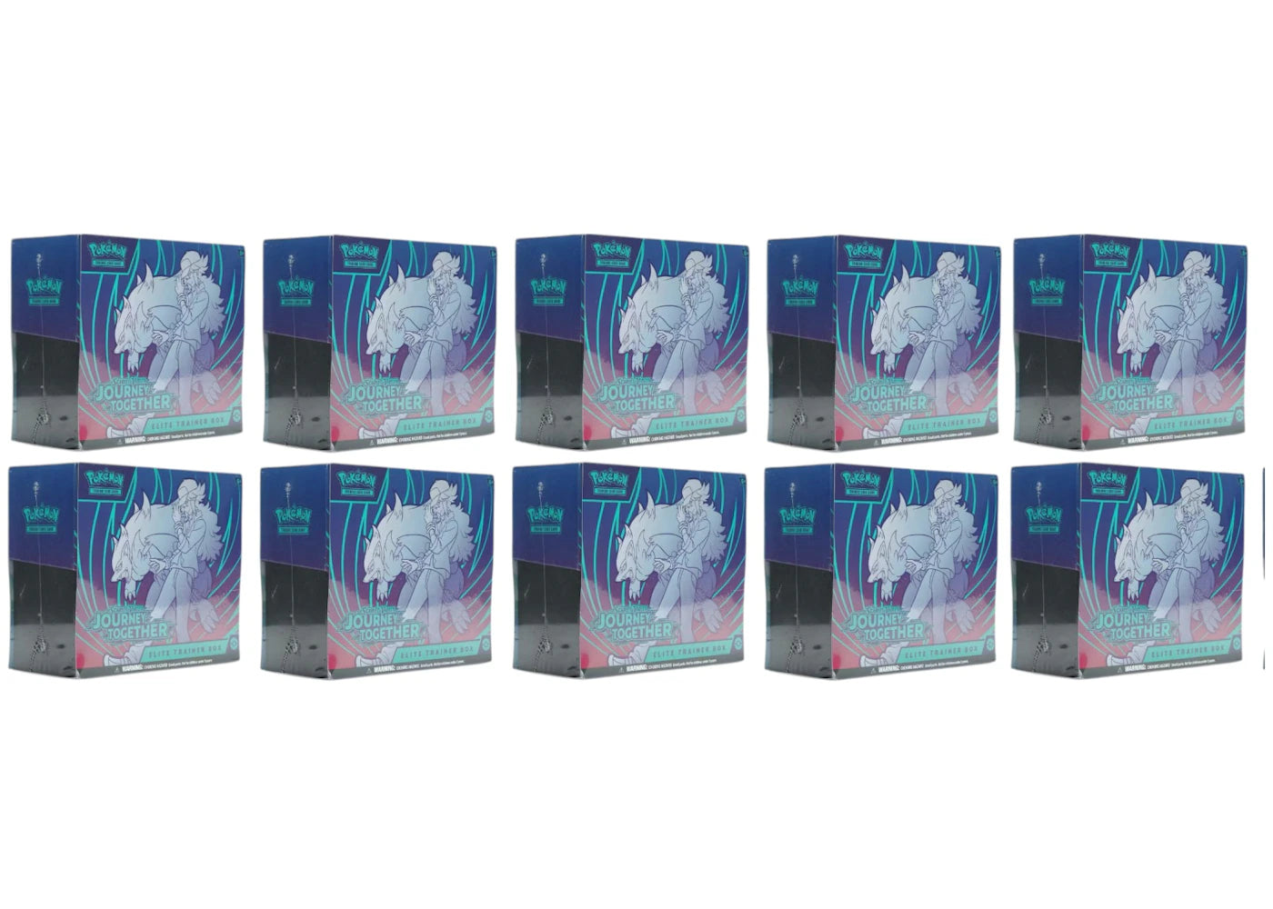 2025 Pokémon Scarlet & Violet Journey Together Elite Trainer Box 10x Lot