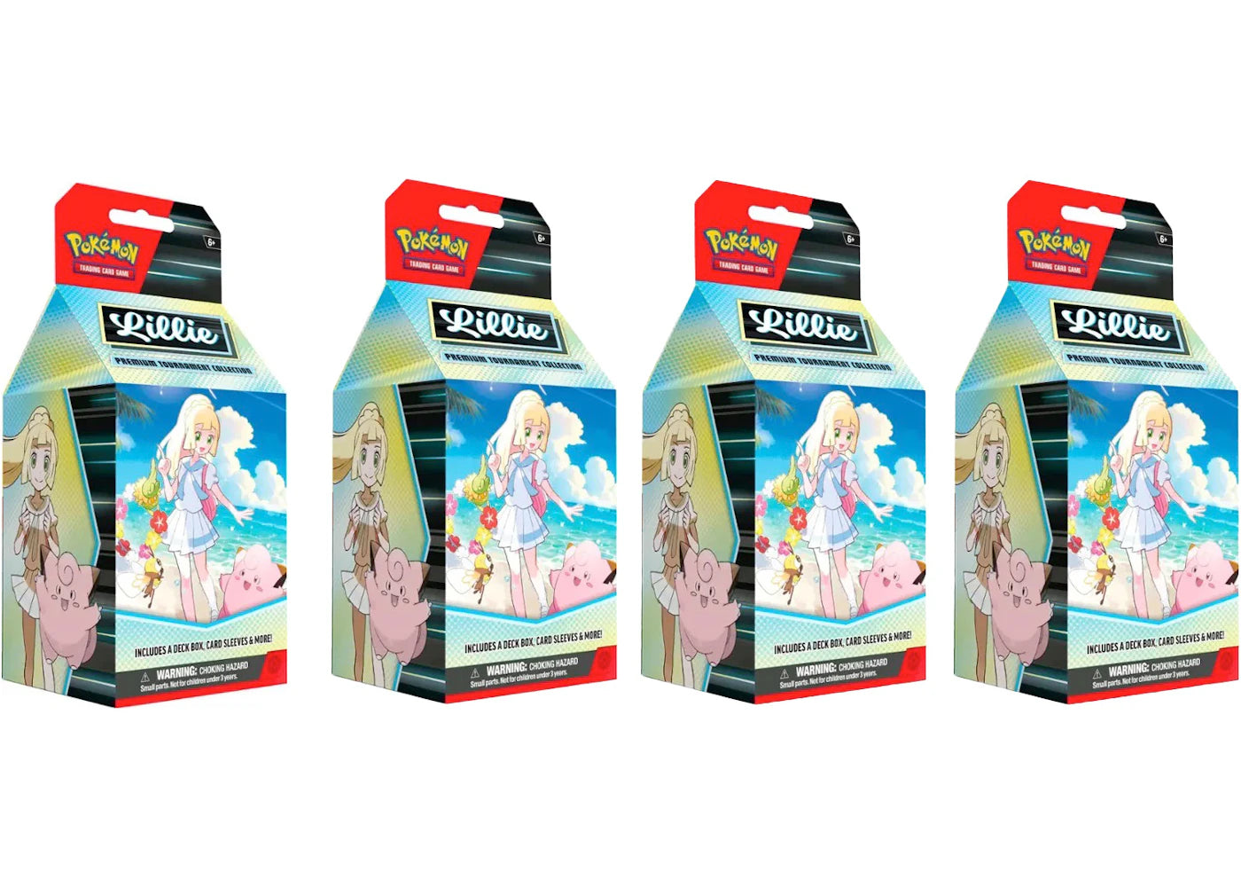 2025 Pokémon Scarlet & Violet Journey Together Lillie Premium Tournament Collection 4x Lot