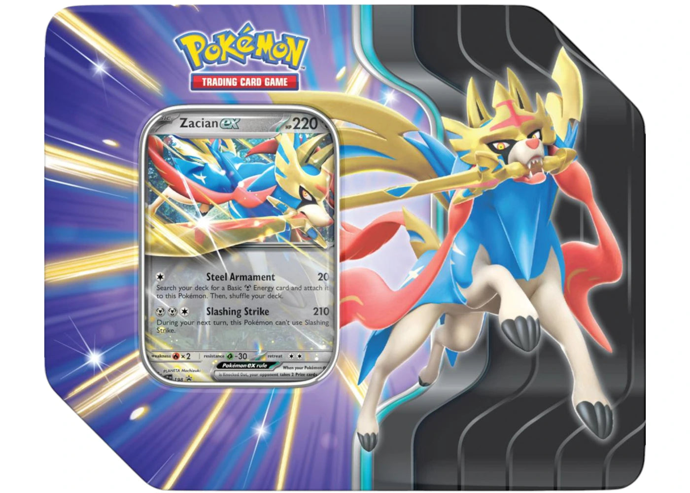 2025 Pokémon Scarlet & Violet Journey Together Zacian EX Slashing Legends Tin