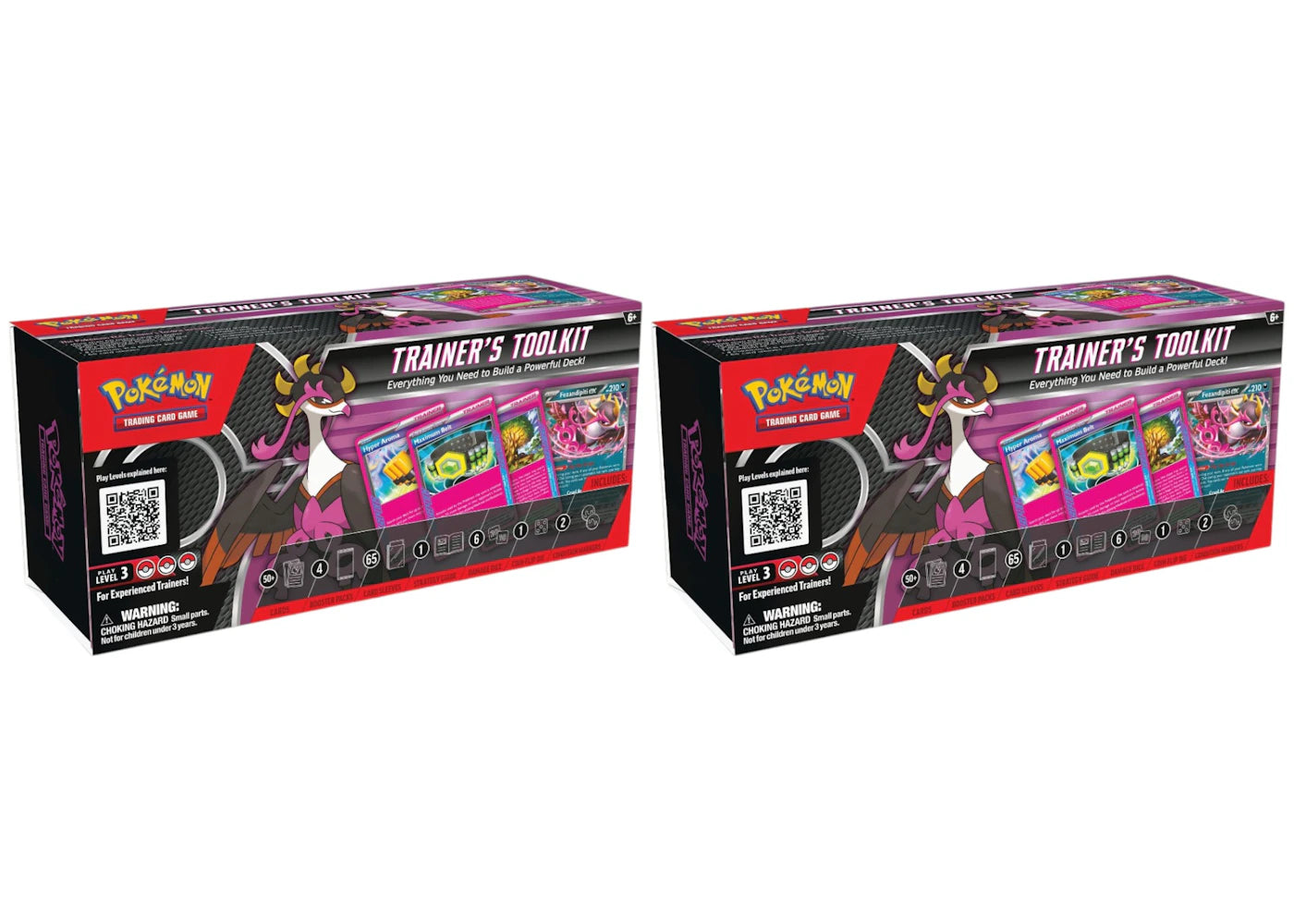 2025 Pokémon Scarlet & Violet Trainer's Tool Kit Box 2x Lot