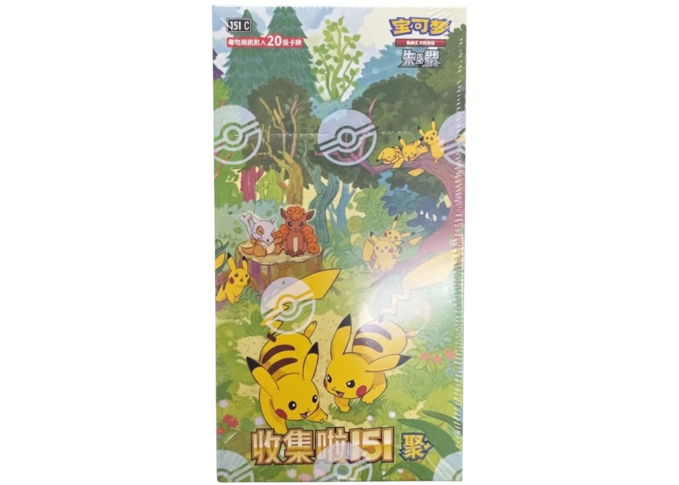 2025 Pokémon Scarlet and Violet Collect 151 Garthering (151C) Jumbo Pack Booster Box (Simplified Chinese)