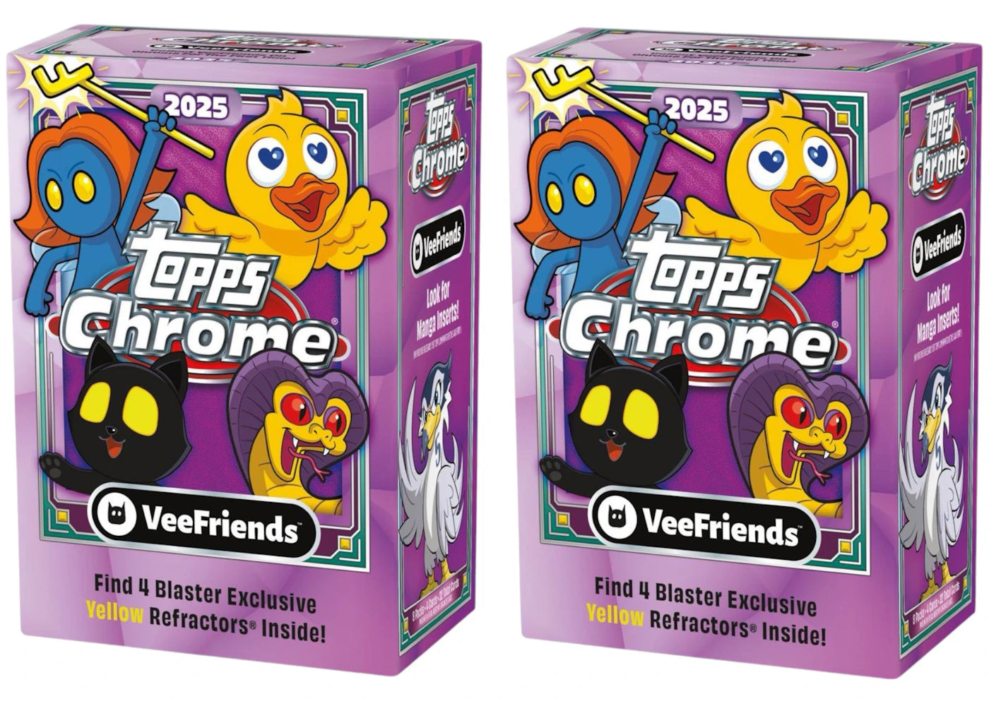 2025 Topps Chrome VeeFriends Value Box 2x Lot