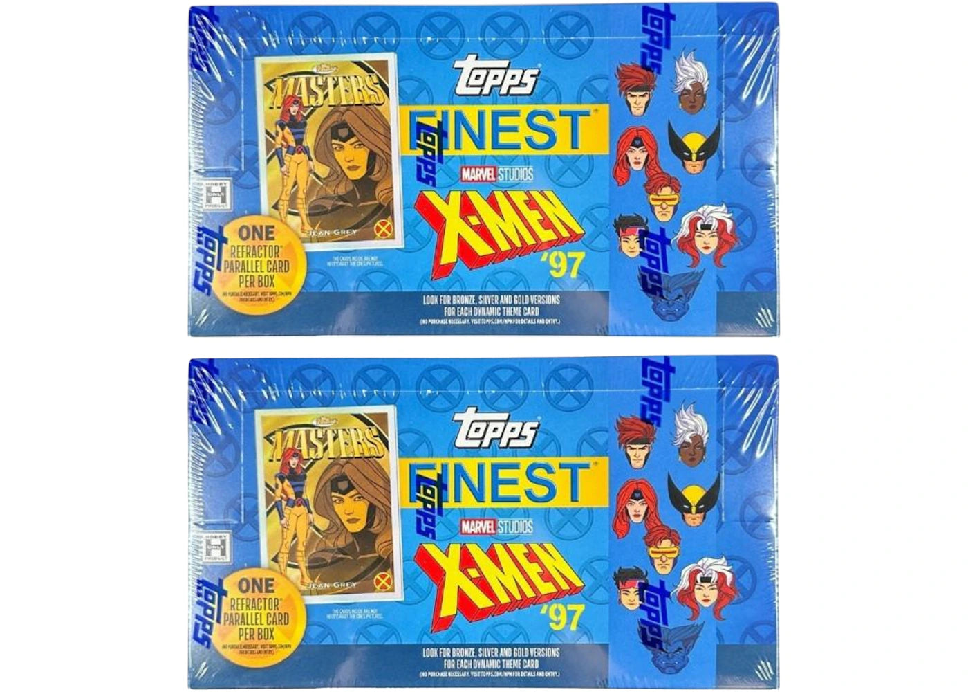 2025 Topps Finest X-Men 97 Hobby Box 2x Lot