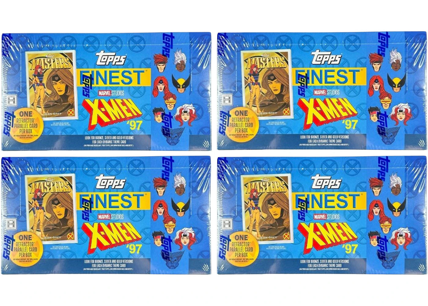 2025 Topps Finest X-Men 97 Hobby Box 4x Lot