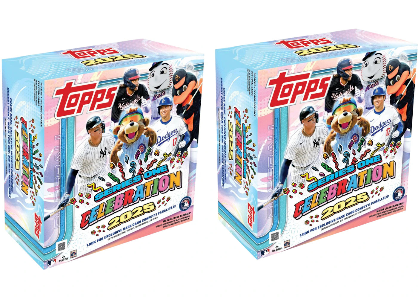 2025 Topps Series 1 Celebration MLB Baseball Mega Box 2x Lot