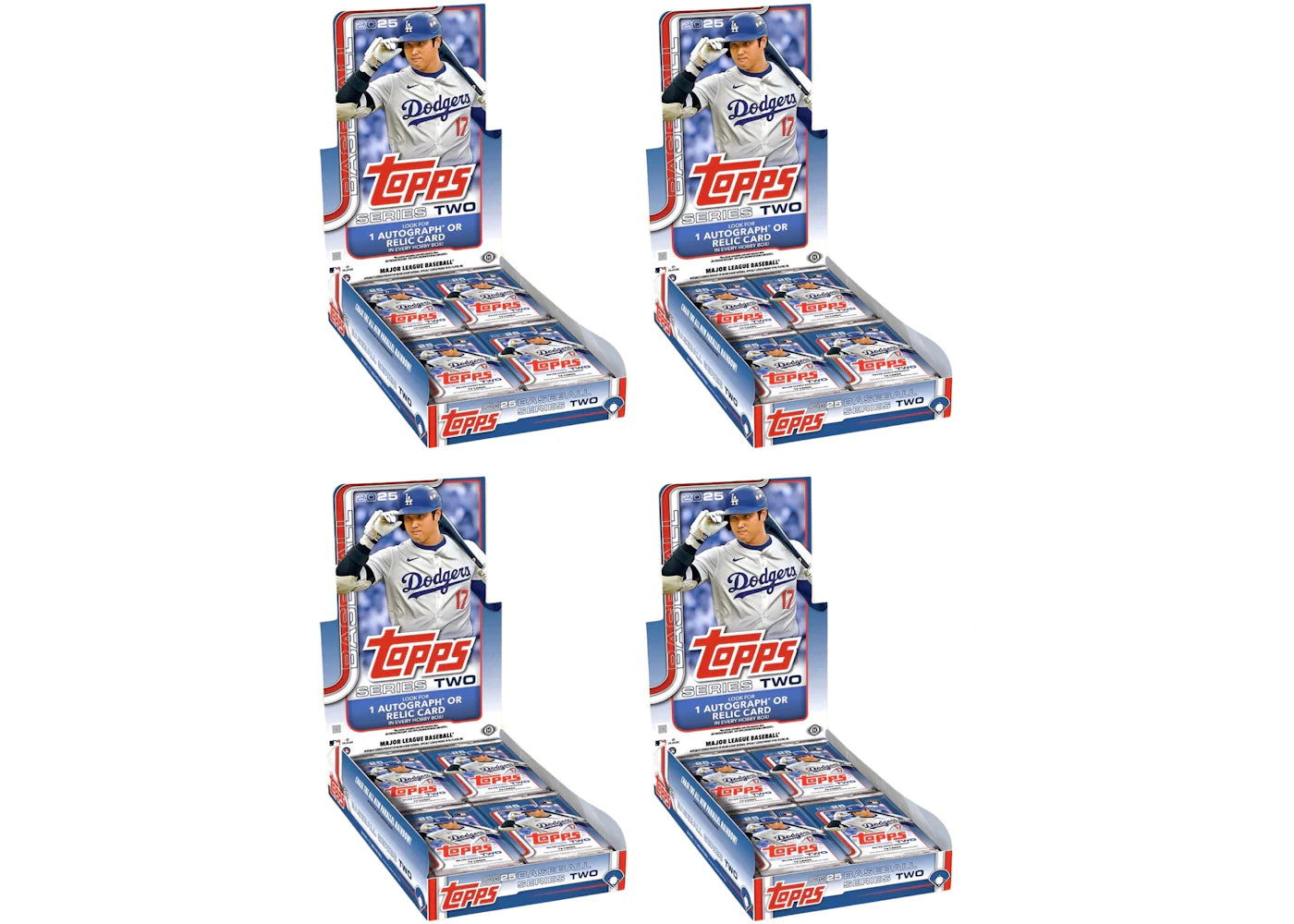 2025 Topps Series 2 Baseball Hobby Box 4x Lot