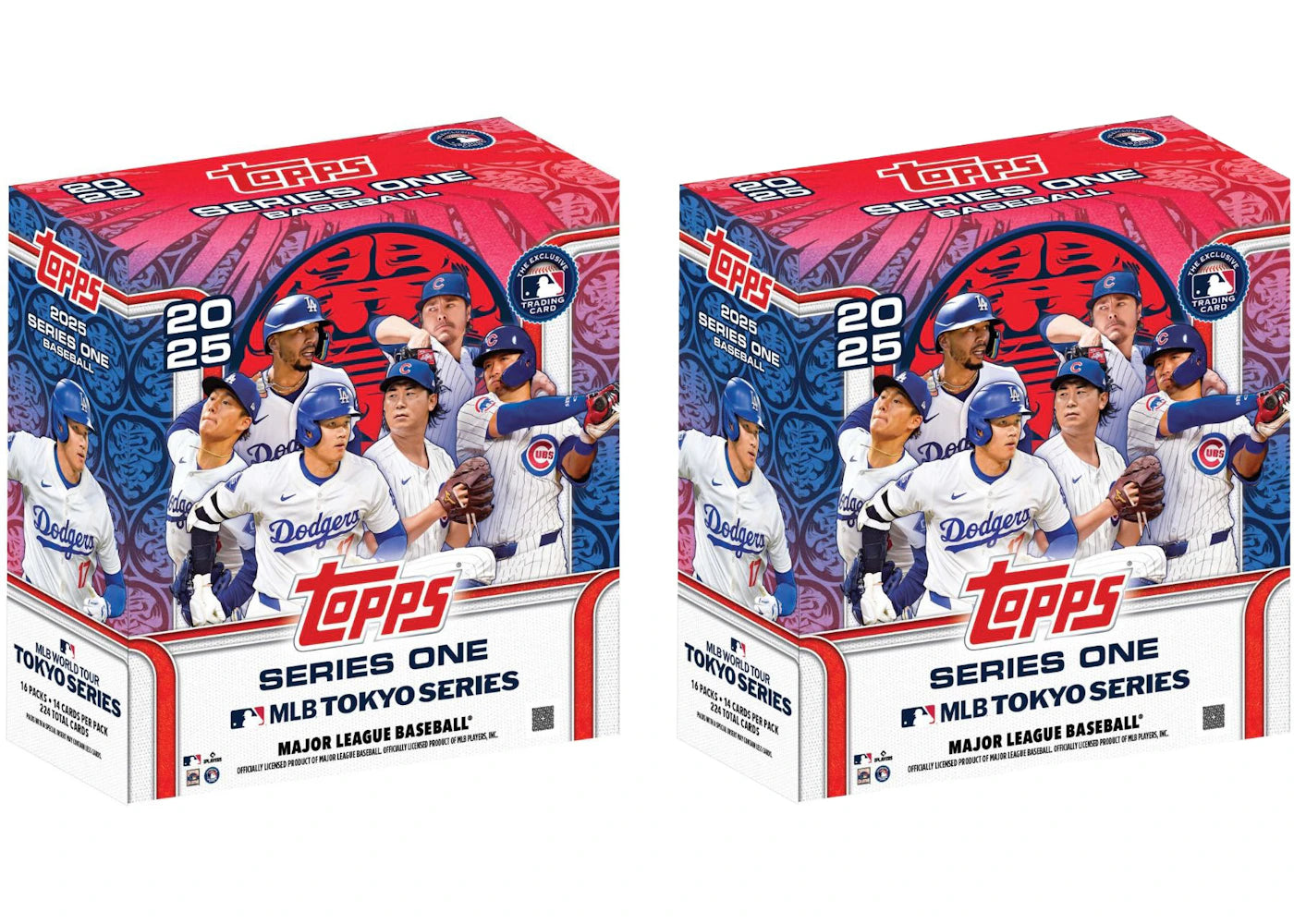 2025 Topps Series One Baseball MLB World Tour: Tokyo Series Exclusive Mega Box 2x Lot