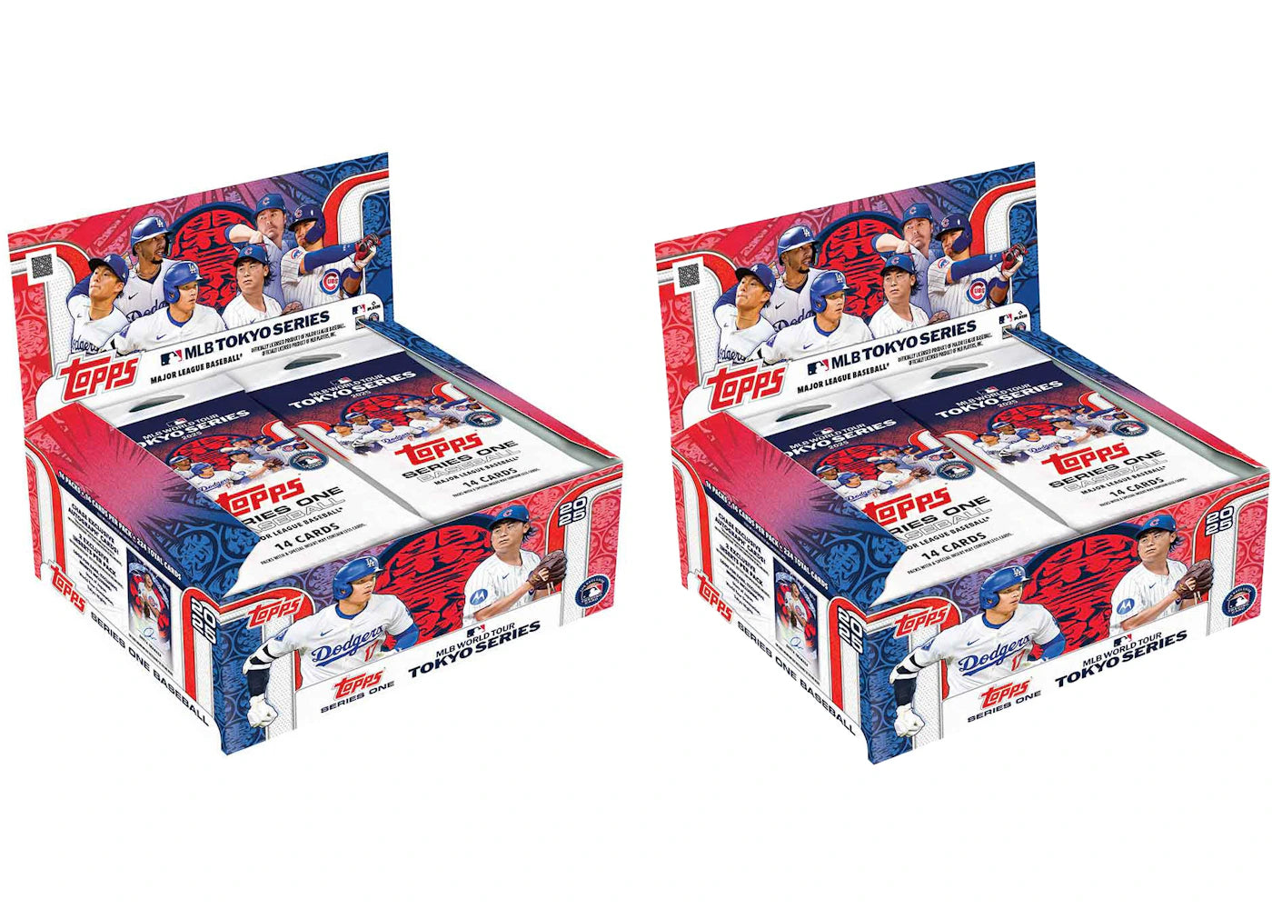 2025 Topps Series One MLB Tokyo Series Display Box 2x Lot