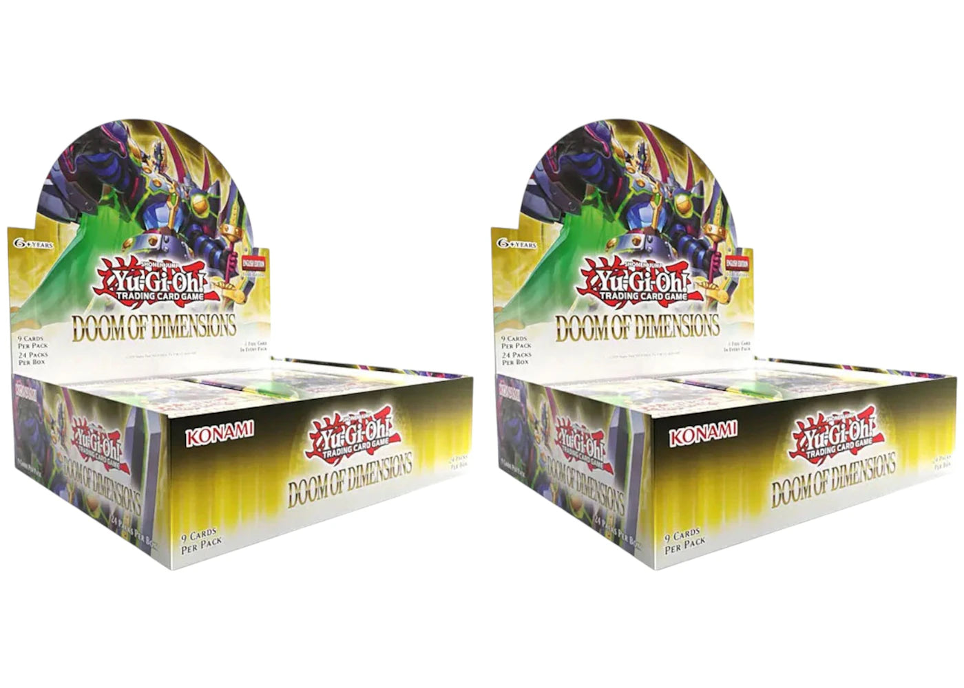 2025 Yu-Gi-Oh! Doom of Dimensions Booster Box 2x Lot