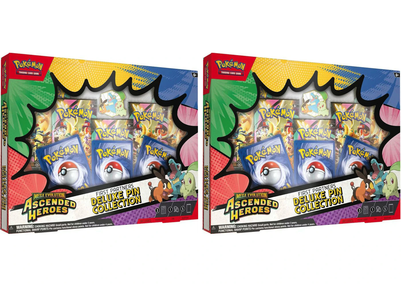2026 Pokemon Mega Evolution Ascended Heroes Deluxe Pin Collection Box 2x Lot