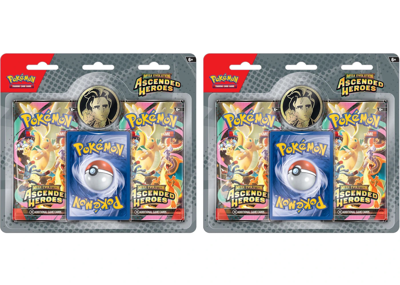 2026 Pokémon Mega Evolution Ascended Heroes Booster Pack 2x Lot