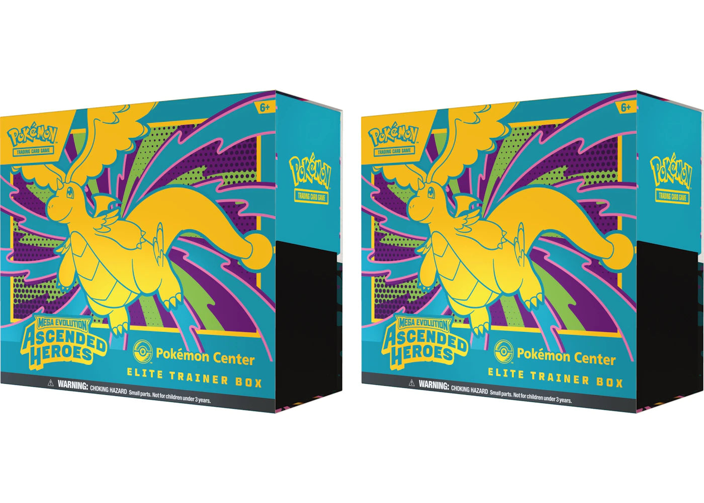 2026 Pokémon Mega Evolution Ascended Heroes Pokemon Center Elite Trainer Box 2x Lot