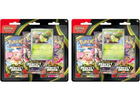 2026 Pokémon Mega Evolution Perfect Order Chikorita Blister Pack 2x Lot