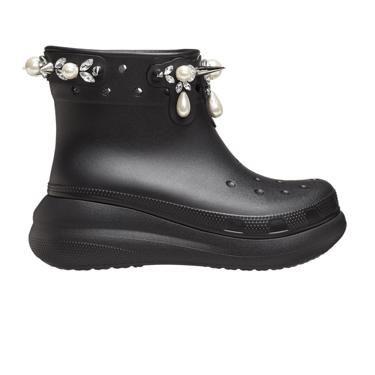 Crocs Classic Crush Boot Simone Rocha Black