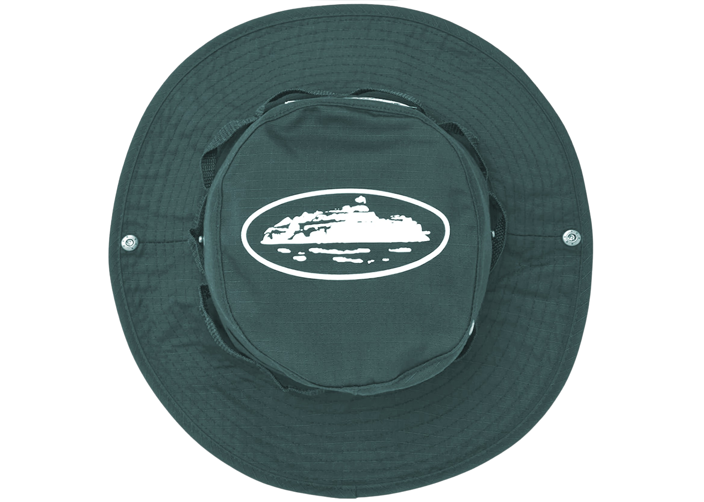 Corteiz Guerillaz Bucket Hat Teal/White